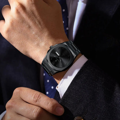 Military Watch for Men Waterproof Luxury Week Calendar Man Wristwatch Quartz Stainless Steel Fashion Men'S Watches Male