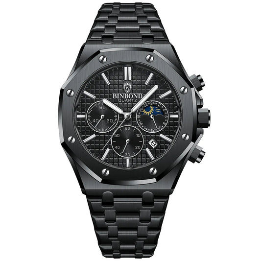Quality Men Watch Luxury High Man Quartz Wristwatch Waterproof Luminous Date Stainless Steel Men'S Watches Casual Clock